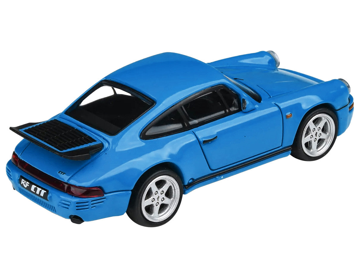 1987 RUF CTR Racing Blue 1/64 Diecast Model Car by Paragon Models-3
