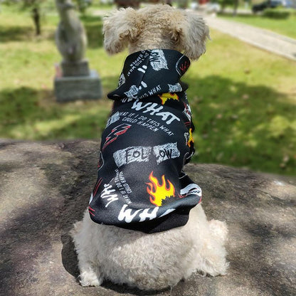 Skull Camo Pet Hoodie: Stylish Two-Legged Outfit For Dogs-4