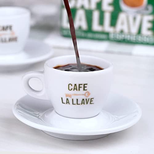 Cafe La Llave Dark Roast Ground Espresso Coffee, 8.8 oz Brick (Pack of 12) – Bold Cuban-Style Blend for Moka Pot, Espresso, or Drip – Strong, Rich Flavor