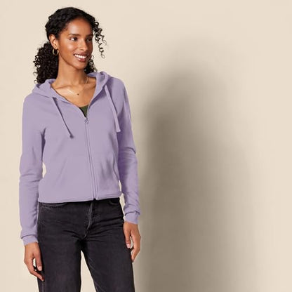 Amazon Essentials Women's Fleece Full-Zip Hoodie (Available in Plus Size)