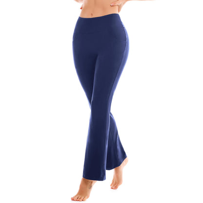 SINOPHANT Flare Leggings for Women with Pockets,High Waisted Tummy Control Bootcut Yoga Pants for Women Soft Bell Bottoms