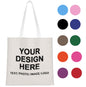 Custom Tote Bag Design Your Own Text/Photo/Logo Printed, Personalized Shoulder Handbag Large Capacity for Men/Women
