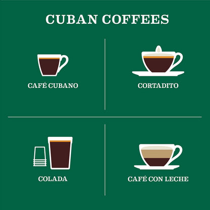 Cafe La Llave Dark Roast Ground Espresso Coffee, 8.8 oz Brick (Pack of 12) – Bold Cuban-Style Blend for Moka Pot, Espresso, or Drip – Strong, Rich Flavor