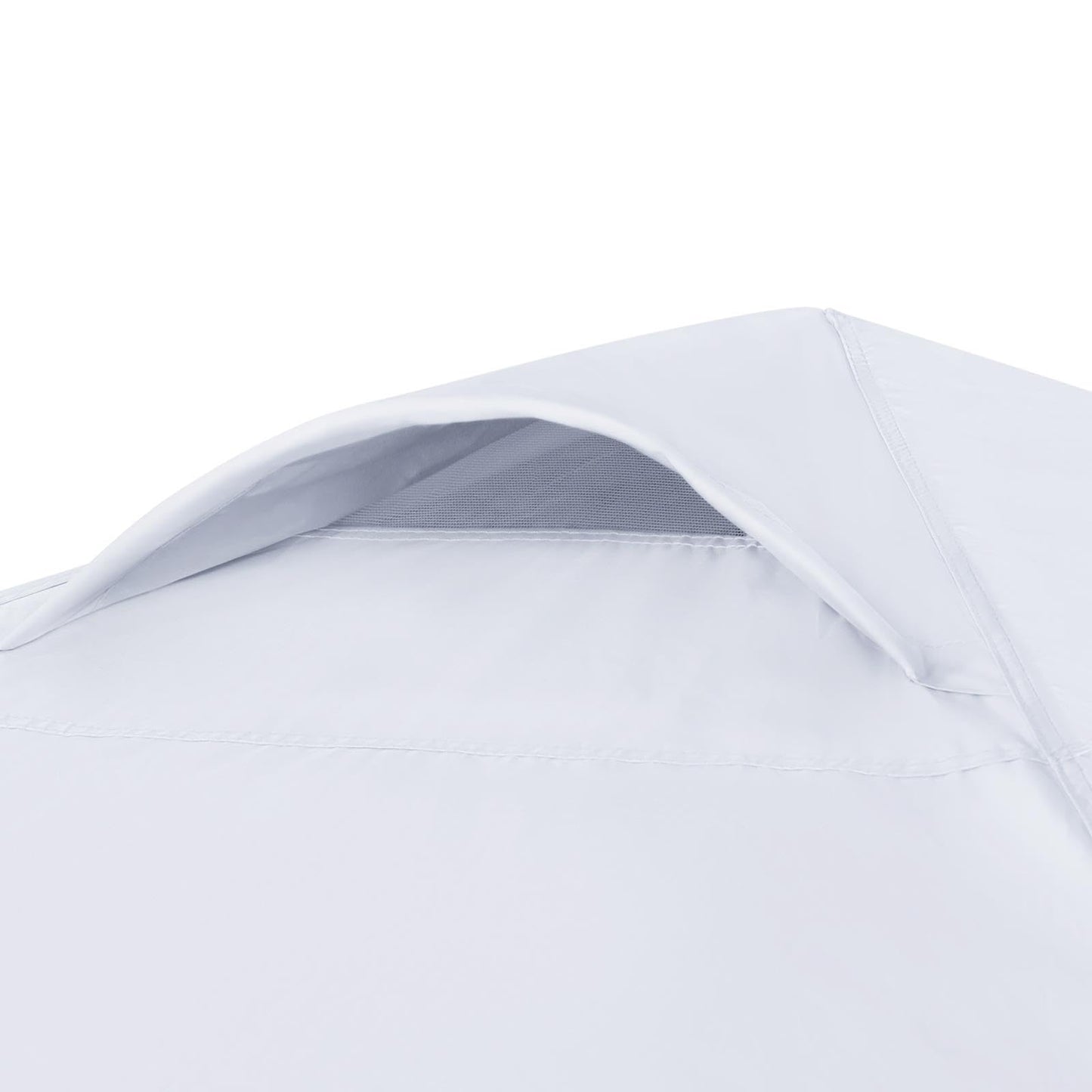 Yaheetech 10x10 Pop Up Canopy Tent with Vent, Easy Set Up Tent, Instant Sun Shelter Canopy with Wheeled Bag, 4 Sandbags, 12 Stakes & 4 Ropes, for Parties, Beach, Outdoor, White