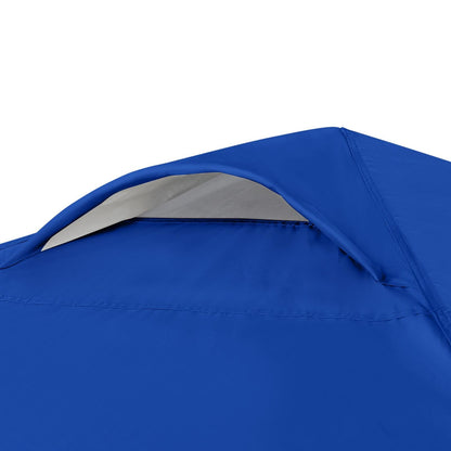 Yaheetech 10x10 Pop Up Canopy Tent with Vent, Easy Set Up Tent, Instant Sun Shelter Canopy with Wheeled Bag, 4 Sandbags, 12 Stakes & 4 Ropes, for Parties, Beach, Outdoor, White