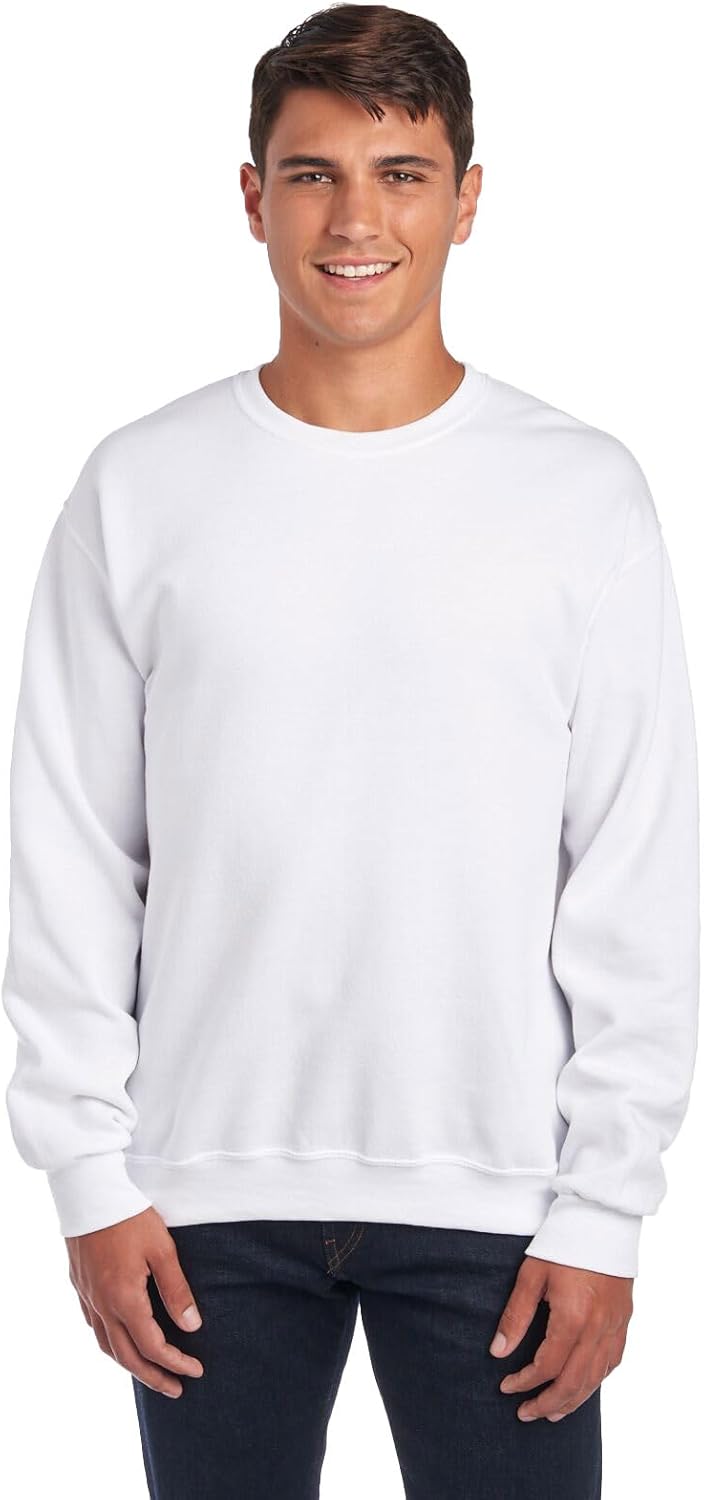 Jerzees Men’s NuBlend Fleece Hoodies & Sweatshirts, Cotton Blend, Sizes S-3X