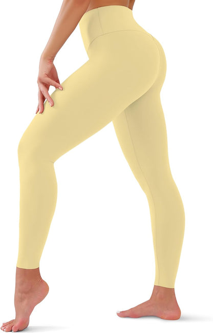 High Waisted Leggings for Women - Tummy Control Yoga Pants for Workout Running Athletic Women's Leggings Plus Size