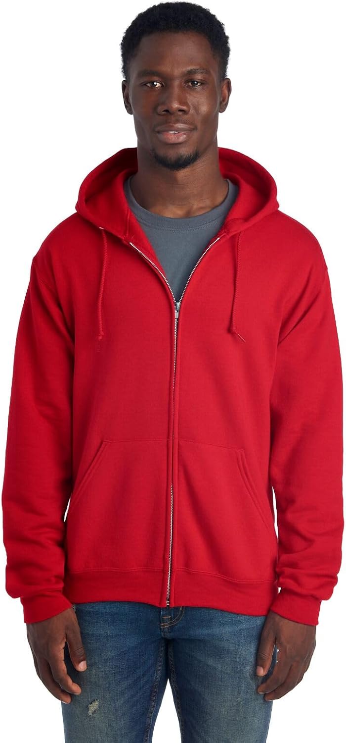 Jerzees Men’s NuBlend Fleece Hoodies & Sweatshirts, Cotton Blend, Sizes S-3X