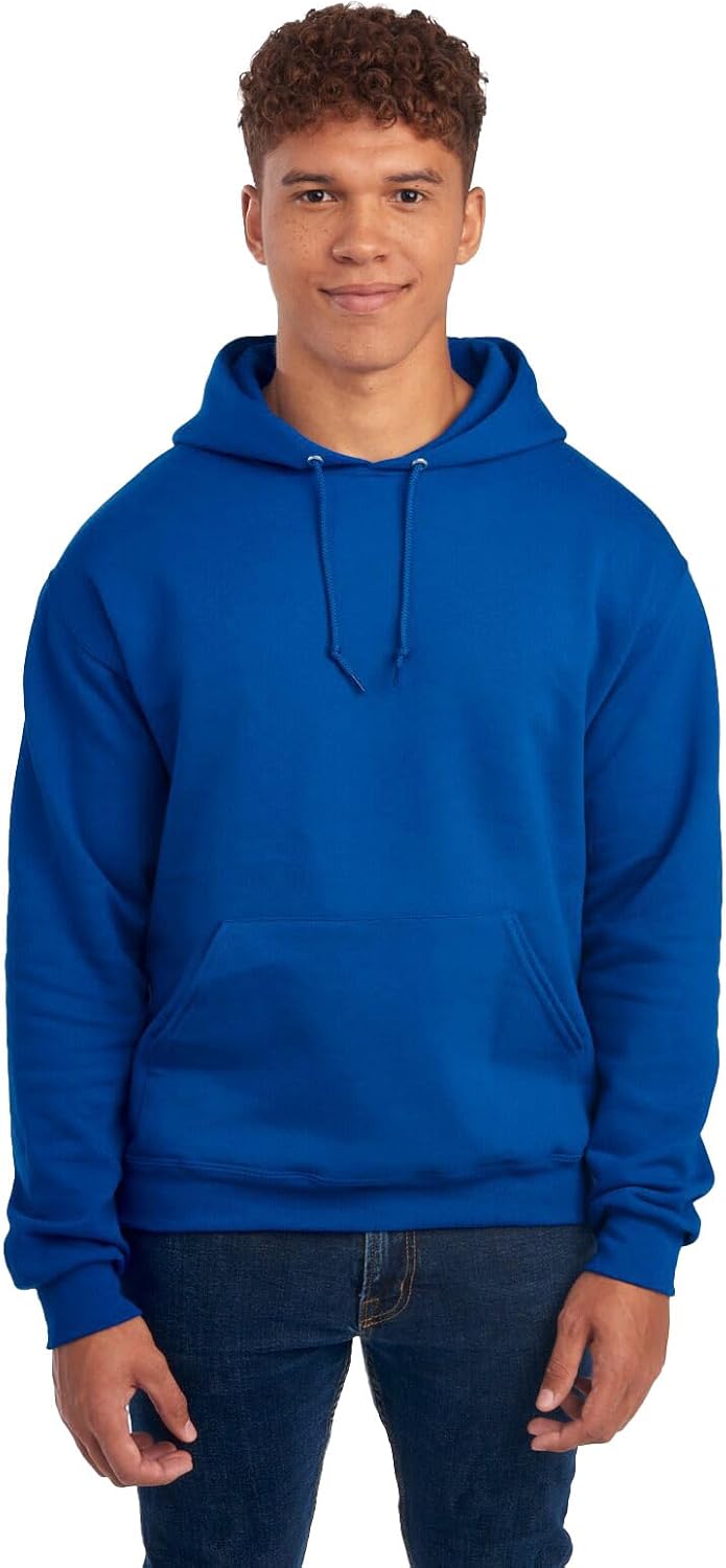 Jerzees Men’s NuBlend Fleece Hoodies & Sweatshirts, Cotton Blend, Sizes S-3X