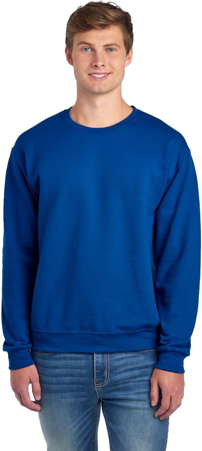 Jerzees Men’s NuBlend Fleece Hoodies & Sweatshirts, Cotton Blend, Sizes S-3X