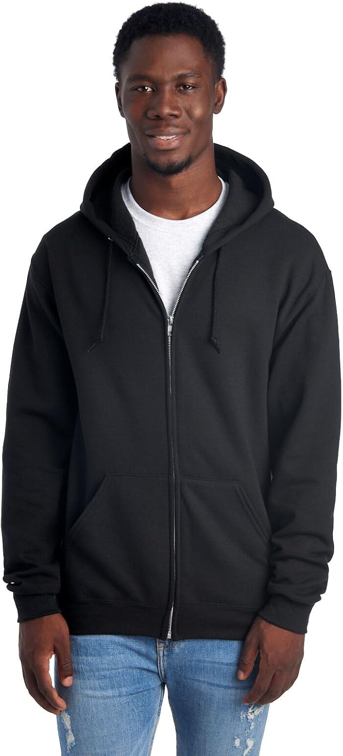 Jerzees Men’s NuBlend Fleece Hoodies & Sweatshirts, Cotton Blend, Sizes S-3X