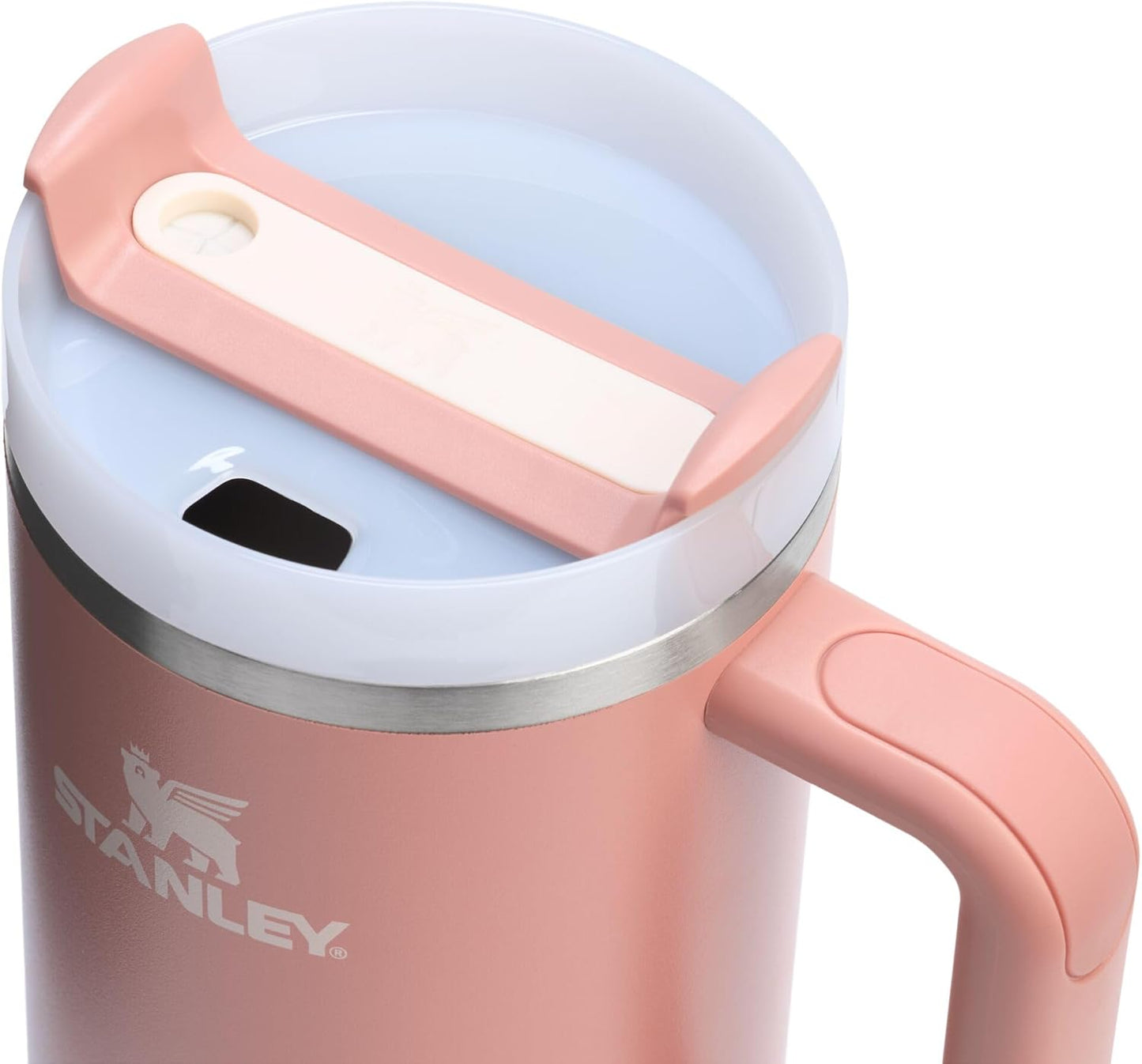 STANLEY Quencher H2.0 Tumbler with Handle and Straw 40 oz | Flowstate 3-Position Lid | Cup Holder Compatible for Travel | Insulated Stainless Steel Cup | BPA-Free | Exclusive Sienna