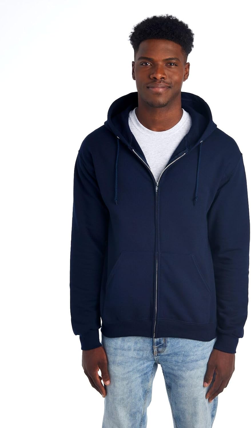 Jerzees Men’s NuBlend Fleece Hoodies & Sweatshirts, Cotton Blend, Sizes S-3X