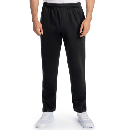 Fruit of the Loom Men's Eversoft Fleece Open Bottom Sweatpants with Pockets, Relaxed Fit, Moisture Wicking, Breathable
