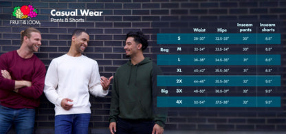 Fruit of the Loom Men's Eversoft Fleece Open Bottom Sweatpants with Pockets, Relaxed Fit, Moisture Wicking, Breathable