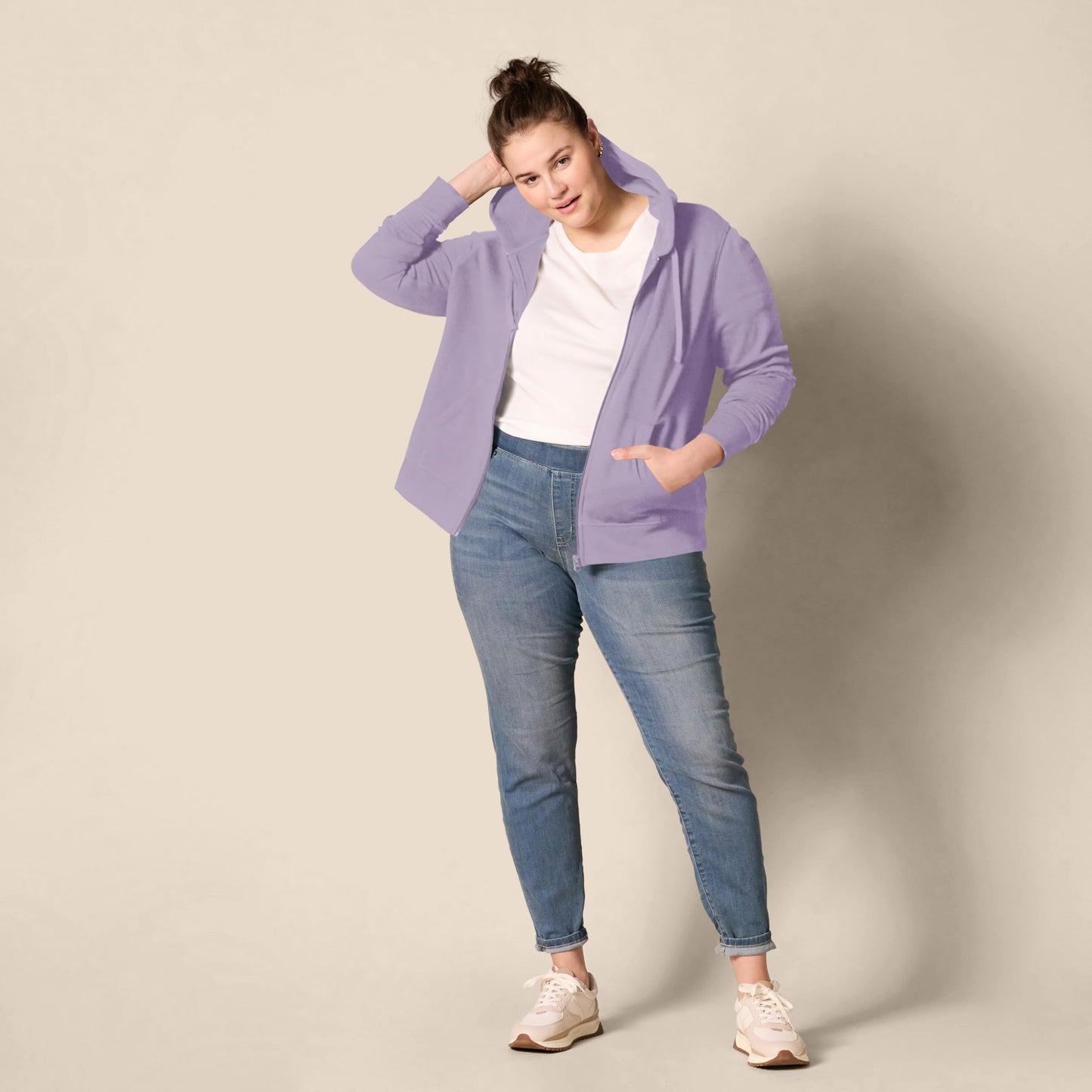 Amazon Essentials Women's Fleece Full-Zip Hoodie (Available in Plus Size)