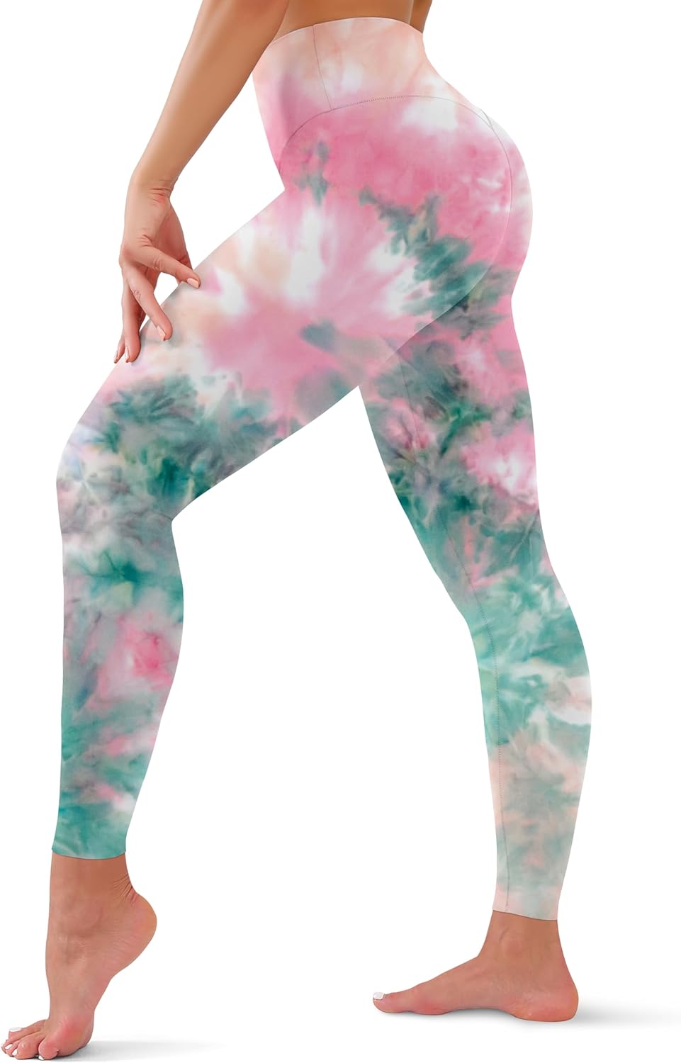 High Waisted Leggings for Women - Tummy Control Yoga Pants for Workout Running Athletic Women's Leggings Plus Size