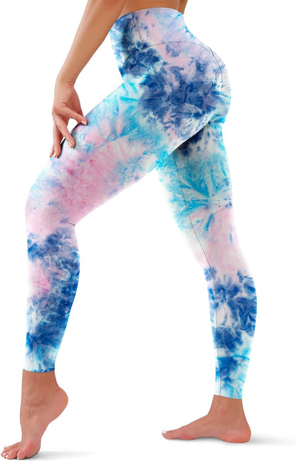 High Waisted Leggings for Women - Tummy Control Yoga Pants for Workout Running Athletic Women's Leggings Plus Size