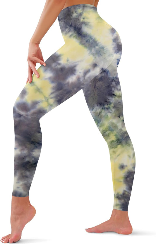 High Waisted Leggings for Women - Tummy Control Yoga Pants for Workout Running Athletic Women's Leggings Plus Size