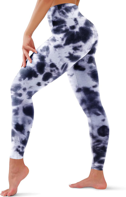 High Waisted Leggings for Women - Tummy Control Yoga Pants for Workout Running Athletic Women's Leggings Plus Size