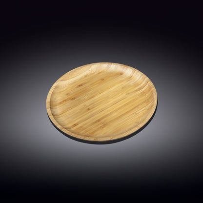 Bamboo Round Plate 6" inch | For Appetizers / Barbecue-1