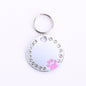 Personalized Round Metal Dog Tag Keychain-6