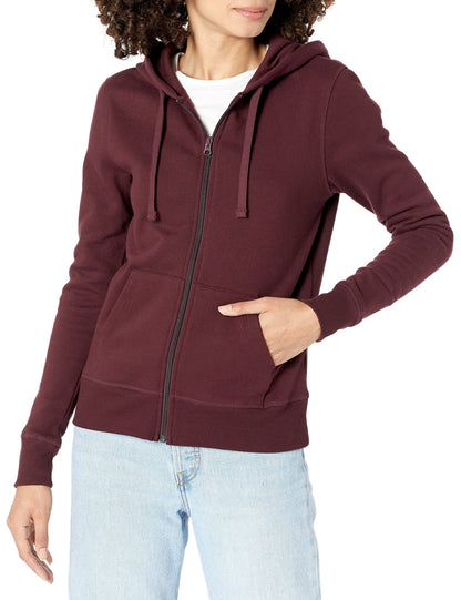 Amazon Essentials Women's Fleece Full-Zip Hoodie (Available in Plus Size)