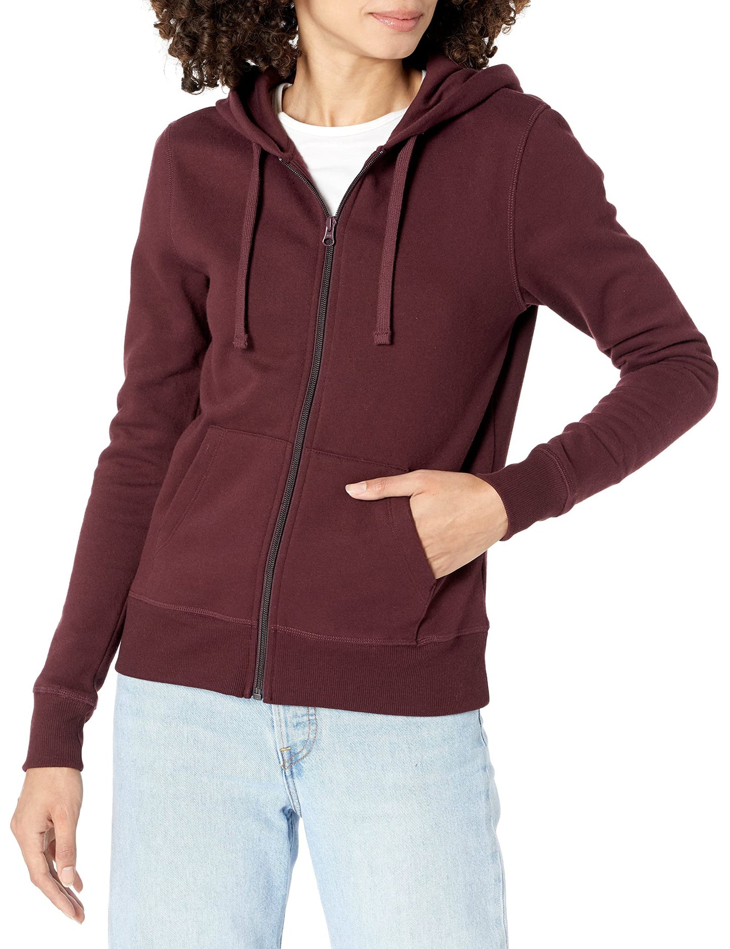 Amazon Essentials Women's Fleece Full-Zip Hoodie (Available in Plus Size)