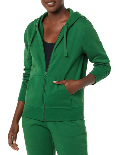 Amazon Essentials Women's Fleece Full-Zip Hoodie (Available in Plus Size)