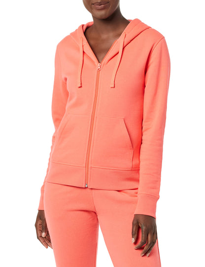 Amazon Essentials Women's Fleece Full-Zip Hoodie (Available in Plus Size)