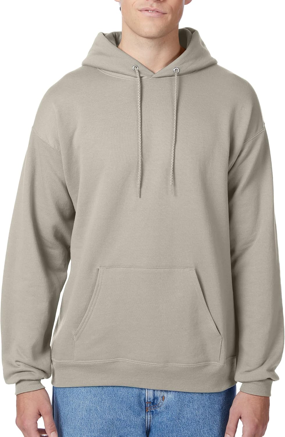 Hanes EcoSmart Hoodie, Midweight Fleece, Pullover Hooded Sweatshirt for Men