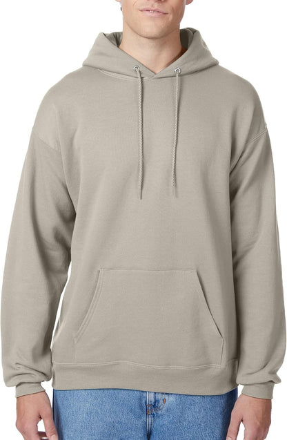 Hanes EcoSmart Hoodie, Midweight Fleece, Pullover Hooded Sweatshirt for Men