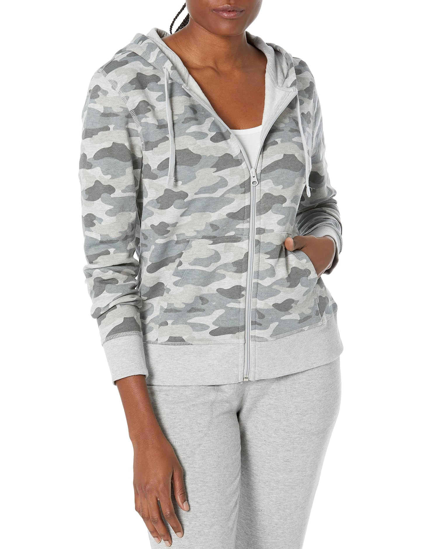 Amazon Essentials Women's Fleece Full-Zip Hoodie (Available in Plus Size)