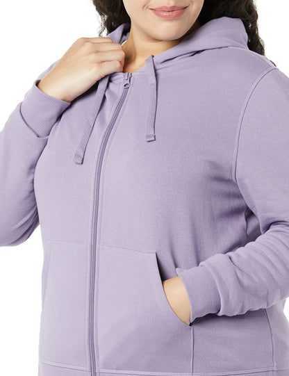 Amazon Essentials Women's Fleece Full-Zip Hoodie (Available in Plus Size)