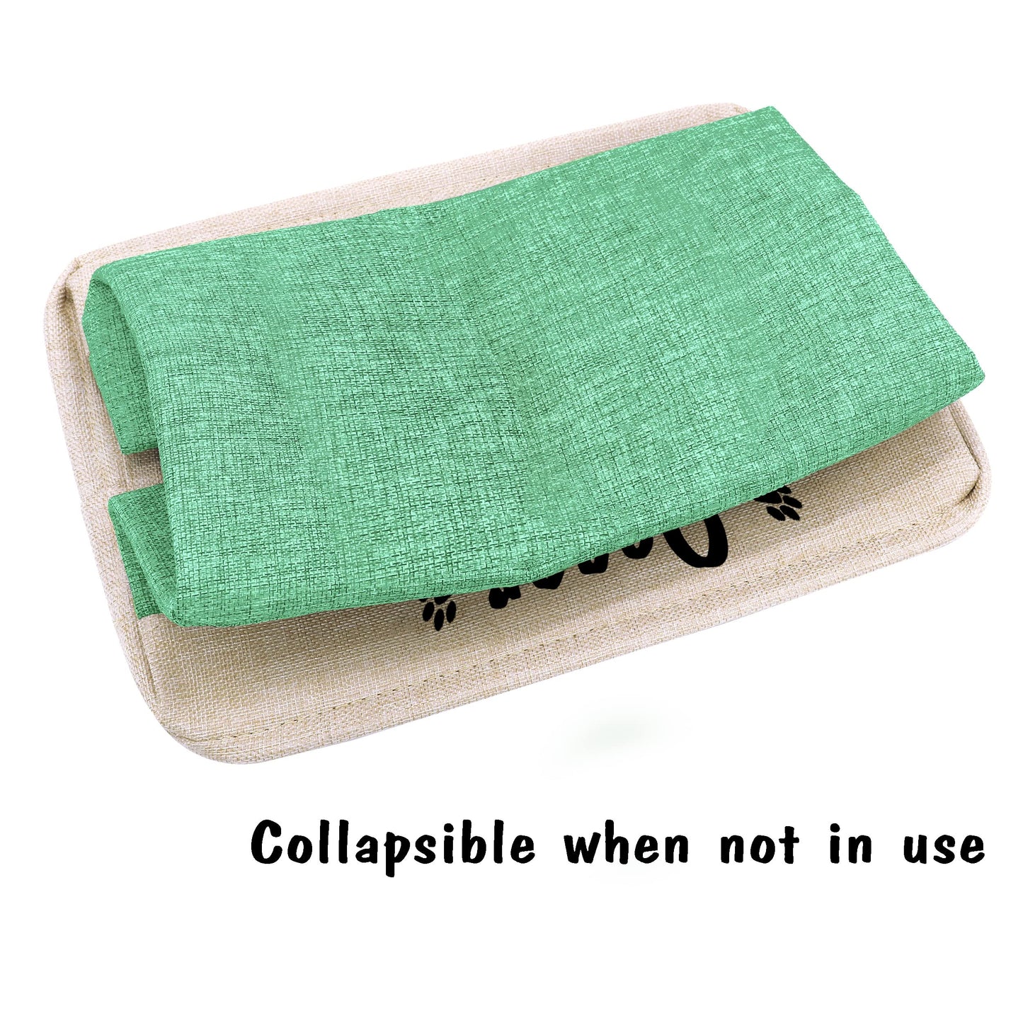 PET ARTIST Collapsible Dog Toy Storage Basket Bin with Personalized Pet's Name - Rectangular Box Chest Organizer for Clothing, Apparel & Accessories