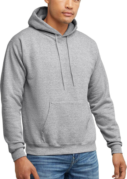 Hanes EcoSmart Hoodie, Midweight Fleece, Pullover Hooded Sweatshirt for Men