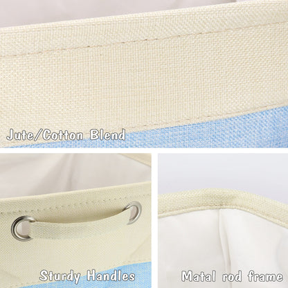 PET ARTIST Collapsible Dog Toy Storage Basket Bin with Personalized Pet's Name - Rectangular Box Chest Organizer for Clothing, Apparel & Accessories