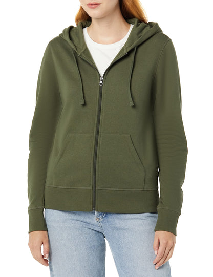 Amazon Essentials Women's Fleece Full-Zip Hoodie (Available in Plus Size)