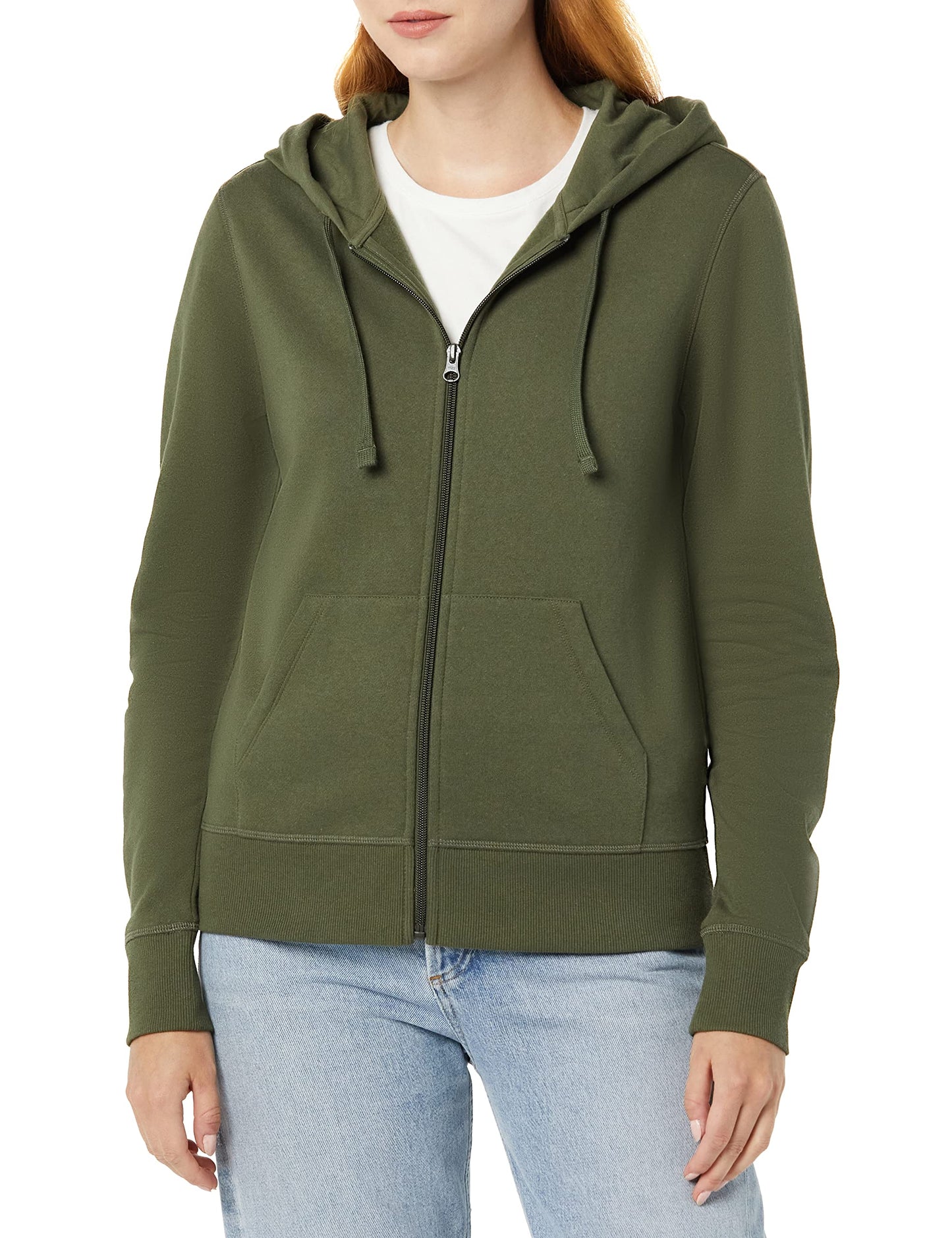 Amazon Essentials Women's Fleece Full-Zip Hoodie (Available in Plus Size)
