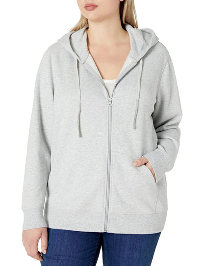 Amazon Essentials Women's Fleece Full-Zip Hoodie (Available in Plus Size)