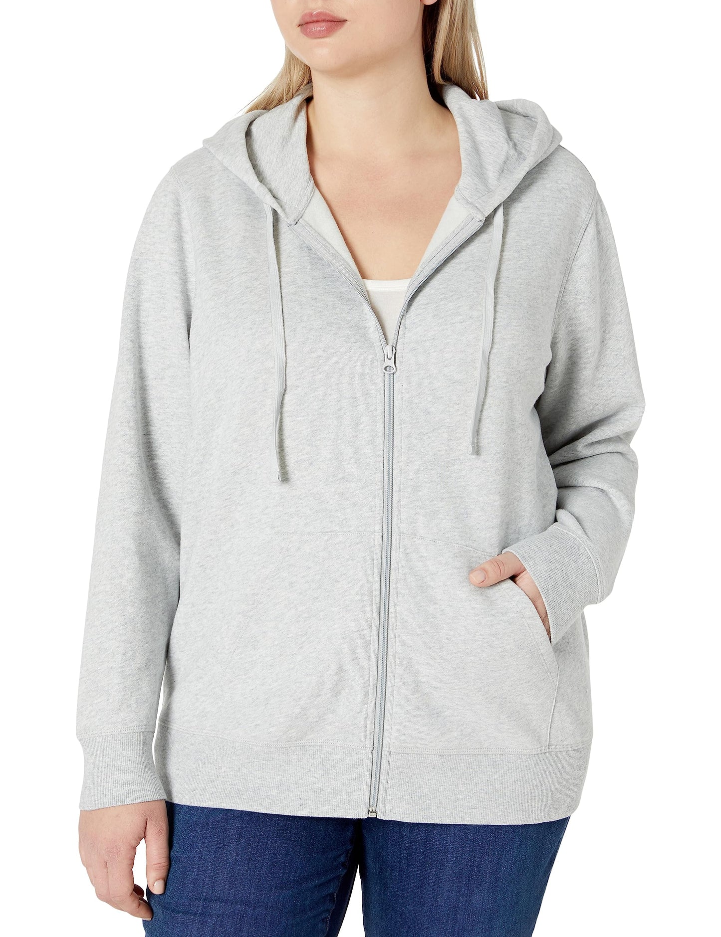 Amazon Essentials Women's Fleece Full-Zip Hoodie (Available in Plus Size)
