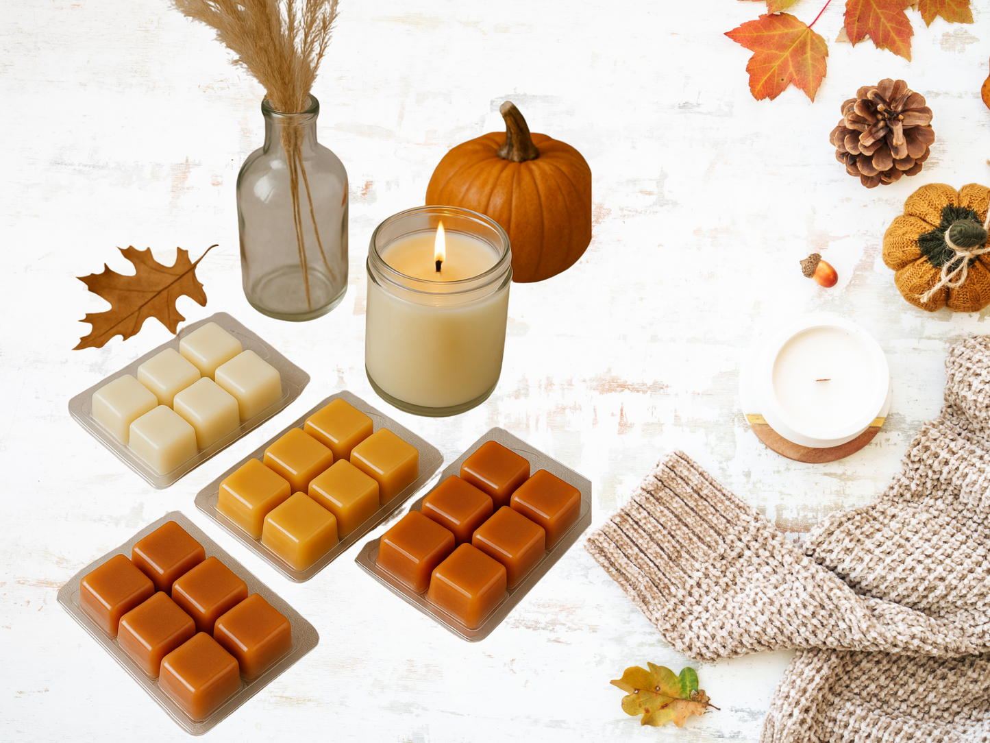 clamshell Wax Melts - Fall & Winter  – Cozy, Woodsy & Spiced Scents for the Cooler Seasons-0
