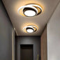 Modern LED Ceiling Light with Double Circles for Hallway