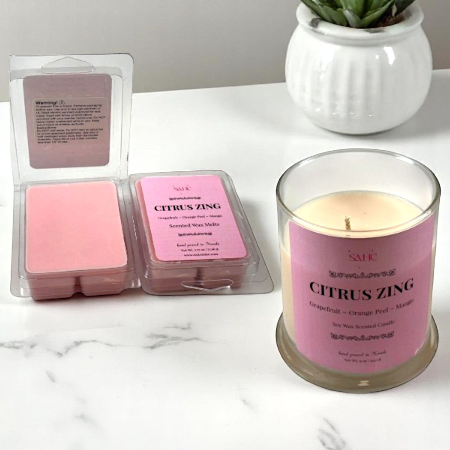 Citrus Zing Scented Wax Melts-4