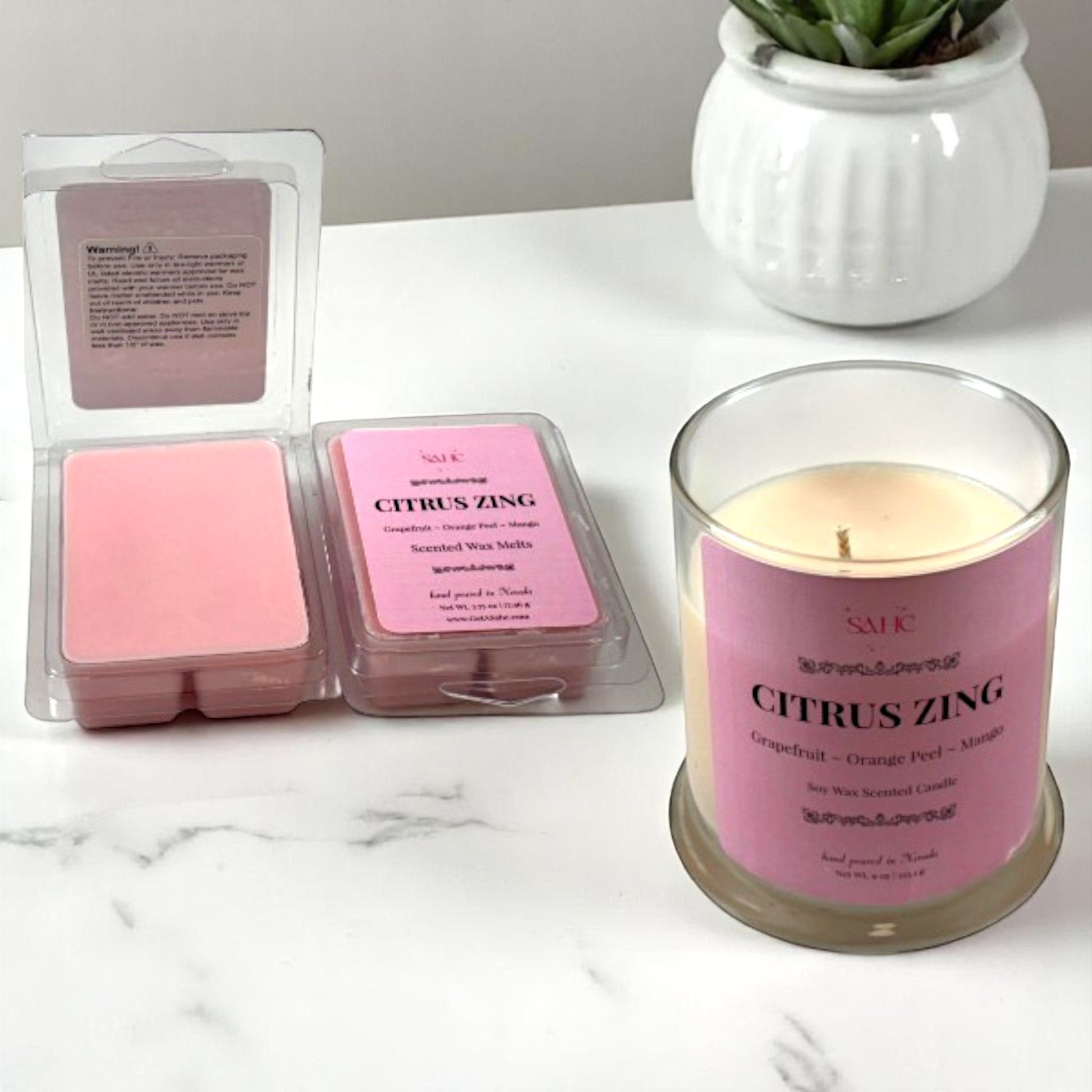 Citrus Zing Scented Wax Melts-4