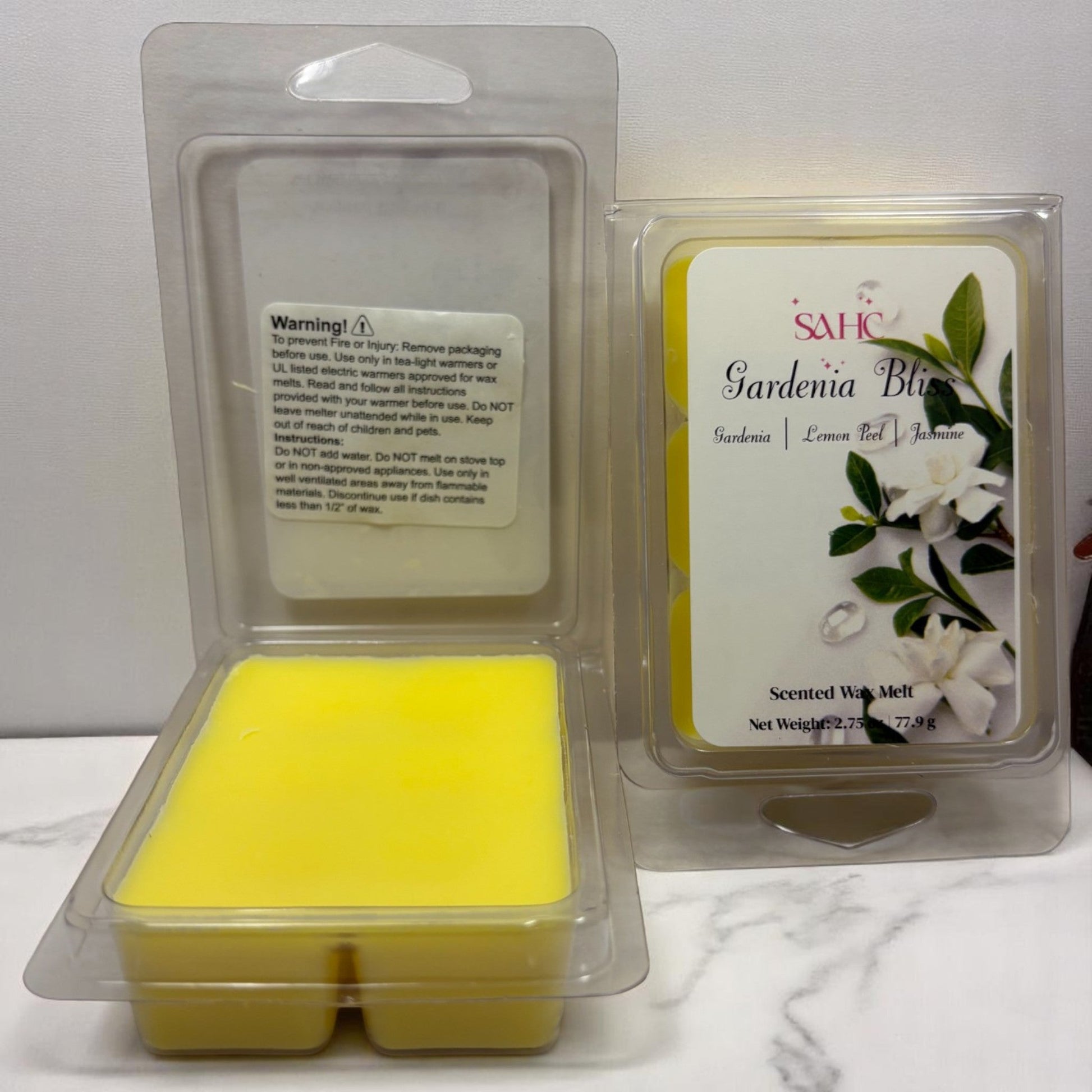 Gardenia and Jasmine Scented Wax Melt-0