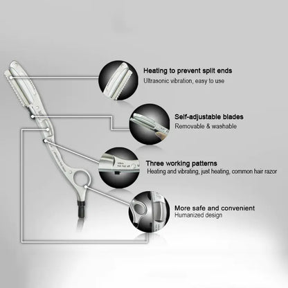 Ultrasonic Electric Hair Razor & Thinning Tool