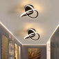 Modern LED Ceiling Light with Double Circles for Hallway