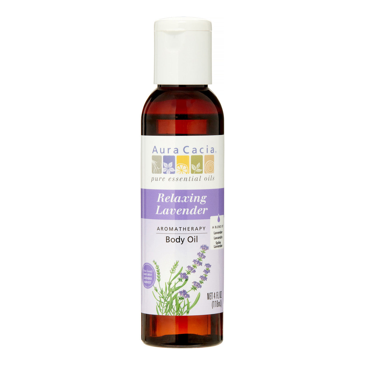 Aura Cacia Lavender Harvest Massage Bath Oil (1x4 Oz)-0