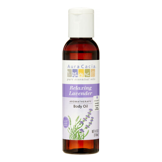 Aura Cacia Lavender Harvest Massage Bath Oil (1x4 Oz)-0